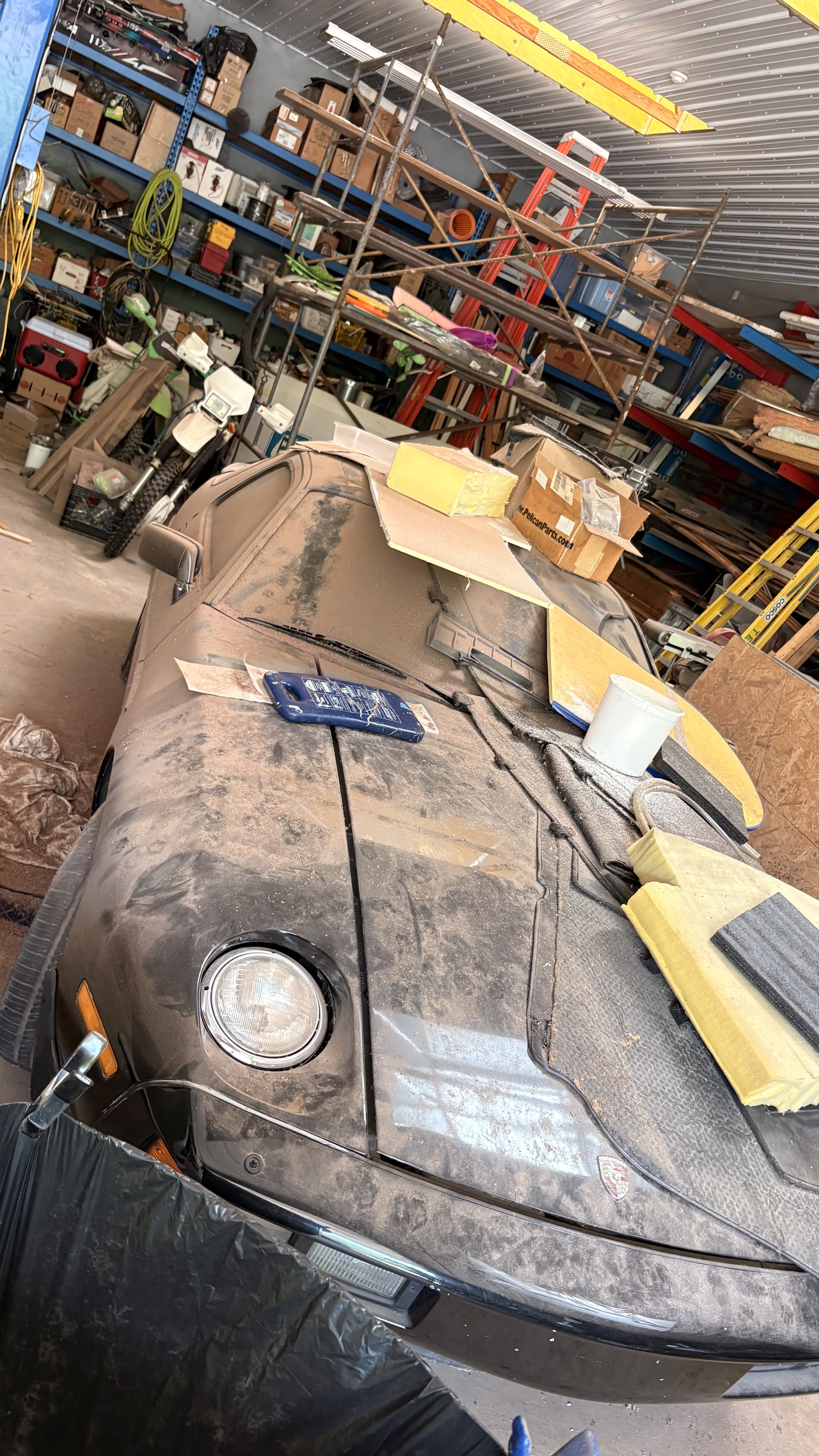 928 in the barn, covered in dust
